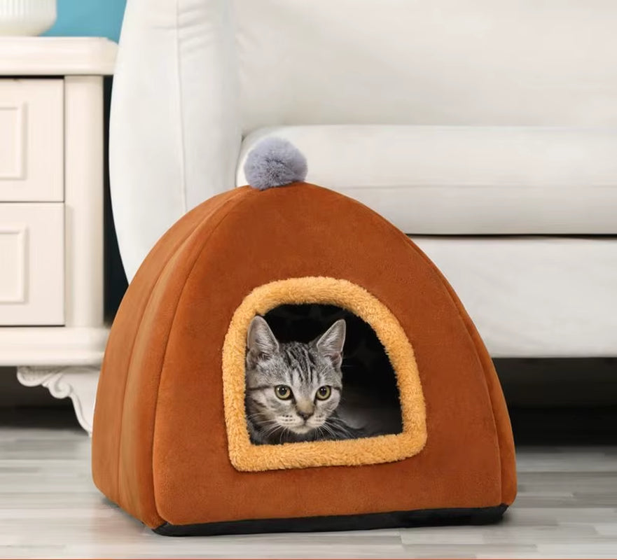 Pet House Small Dog House Dog Bed Suitable for Both Spring Autumn and Winter Mongolian Yurt Dog House and Cat House